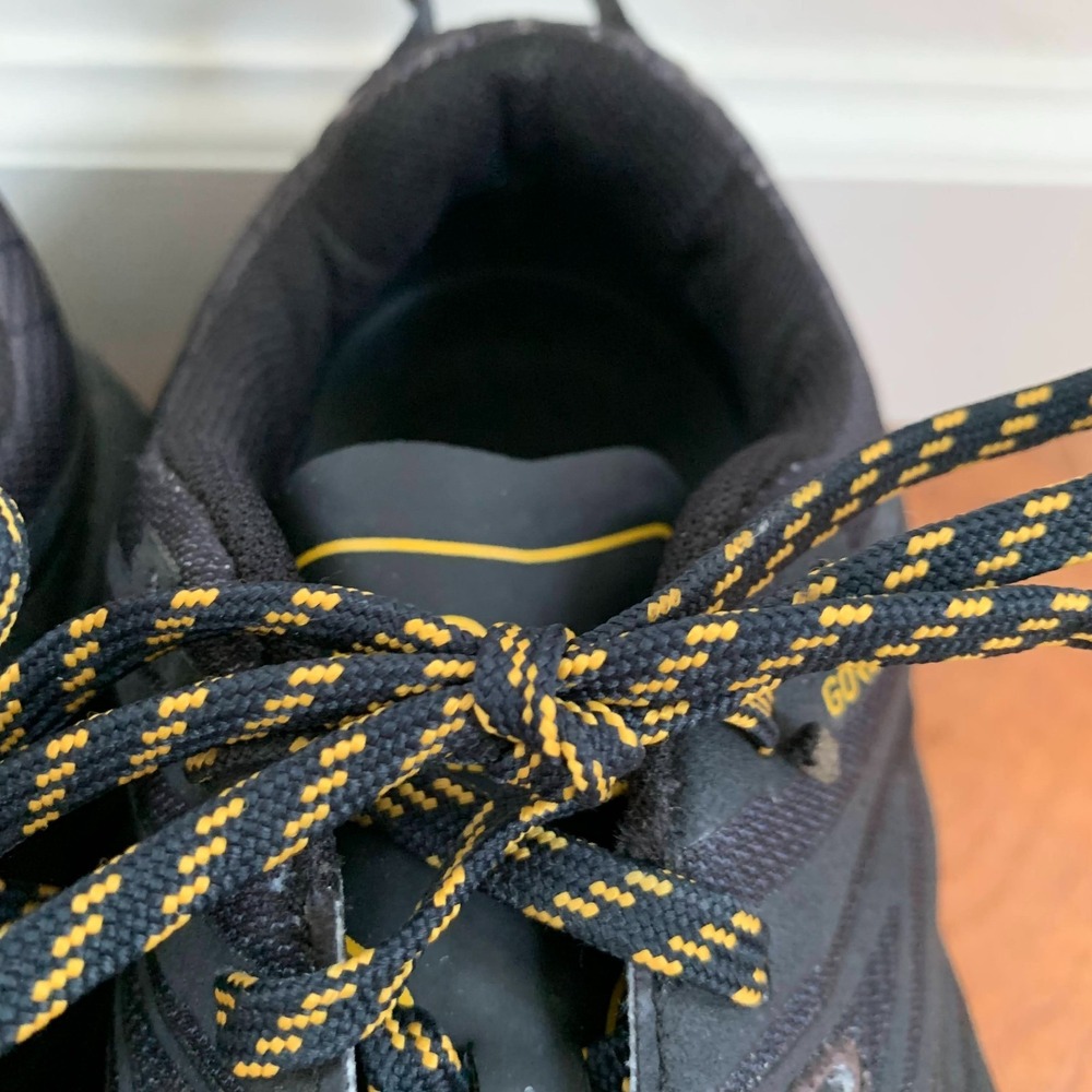 Hoka One One Mens 12 Anthracite Black Speedgoat 4 GTX Gore-Tex Trail Vibram - Picture 10 of 11